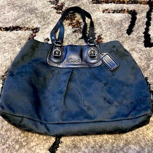 Coach brand purse, signature canvas